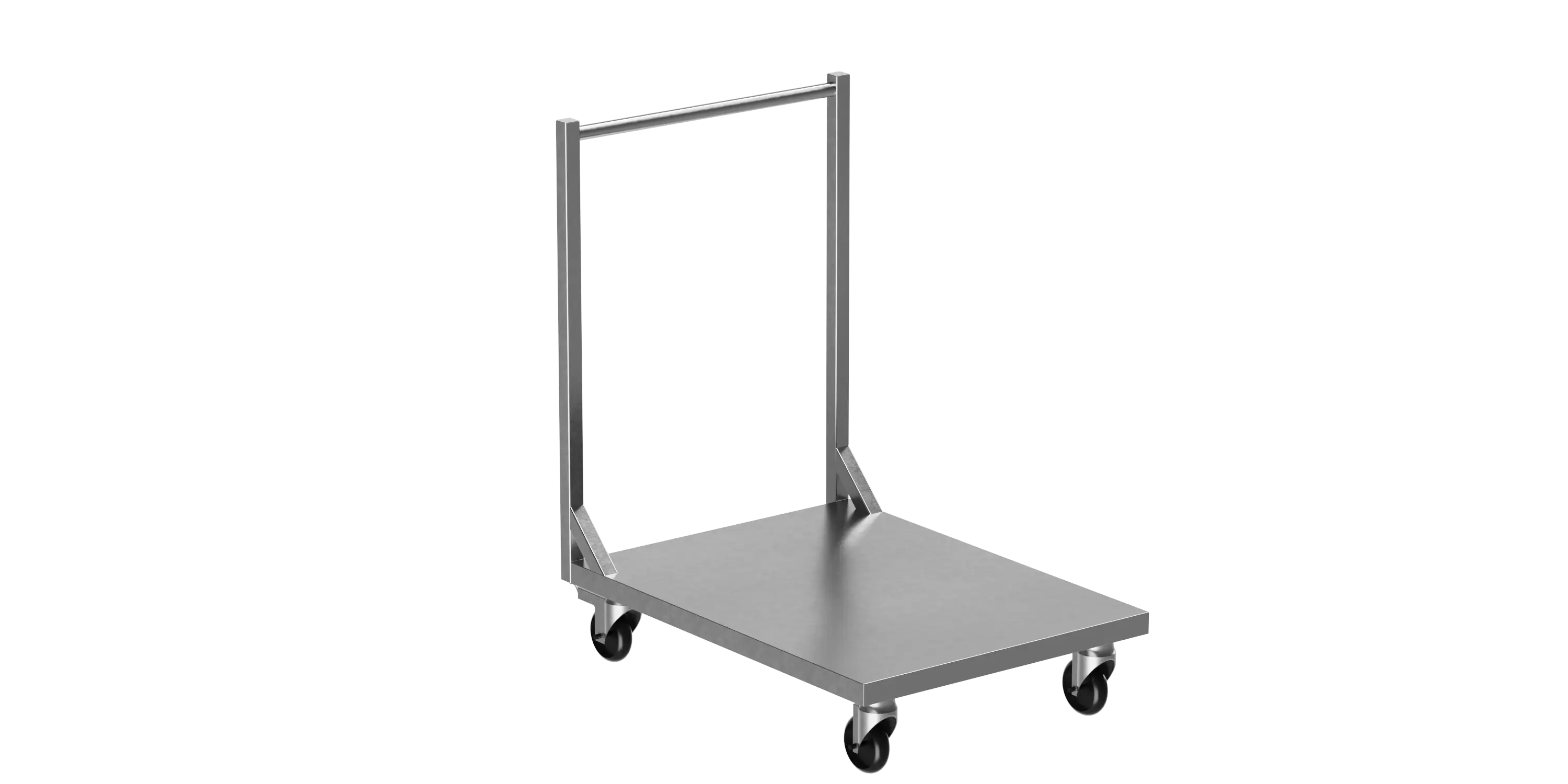 Yük Taşıma Arabası (Solid Platform Trolley) 800x600x900